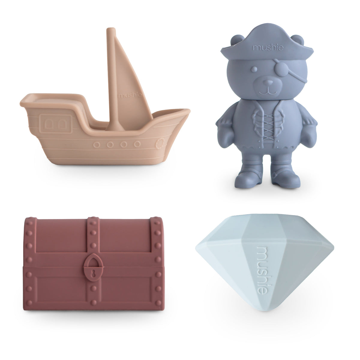 Mushie Bath Play Set 4P - Pirate