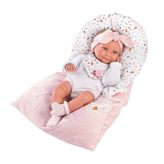 Llorens - Anatomically Correct Baby Girl Doll with Clothing & Accessories: Tina - 40cm
