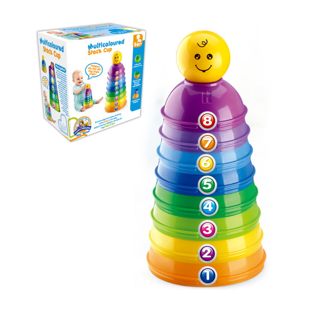 Cogo - Rainbow Stacking Cups - 9 Pieces