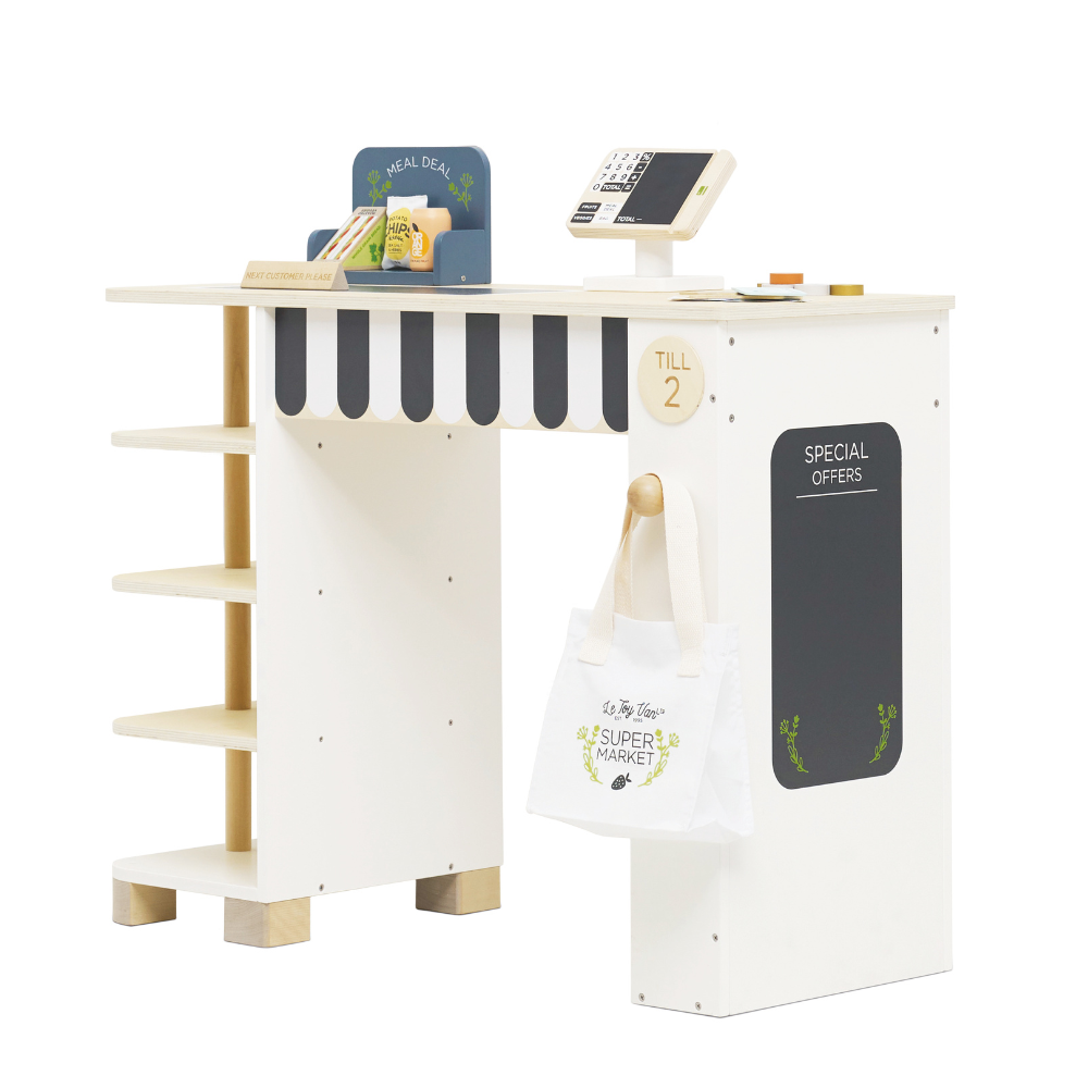Le Toy Van - Wooden Supermarket Till Checkout & Accessories