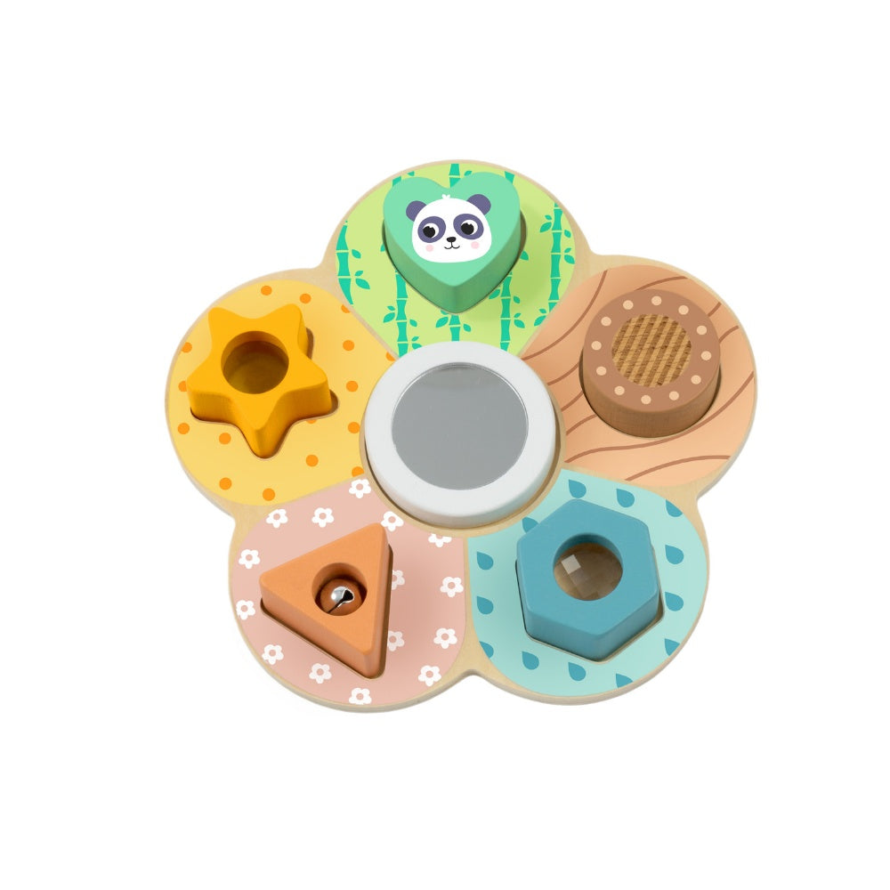 hi Pando - Wooden Sensory Shape Board Learning Toy