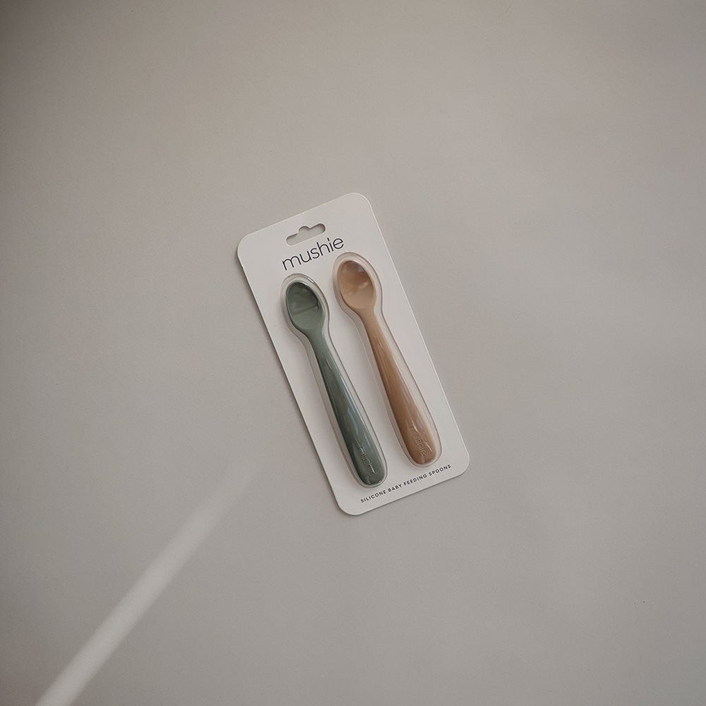 Mushie Silicone Feeding Spoon (2 Pack) - Motherhood