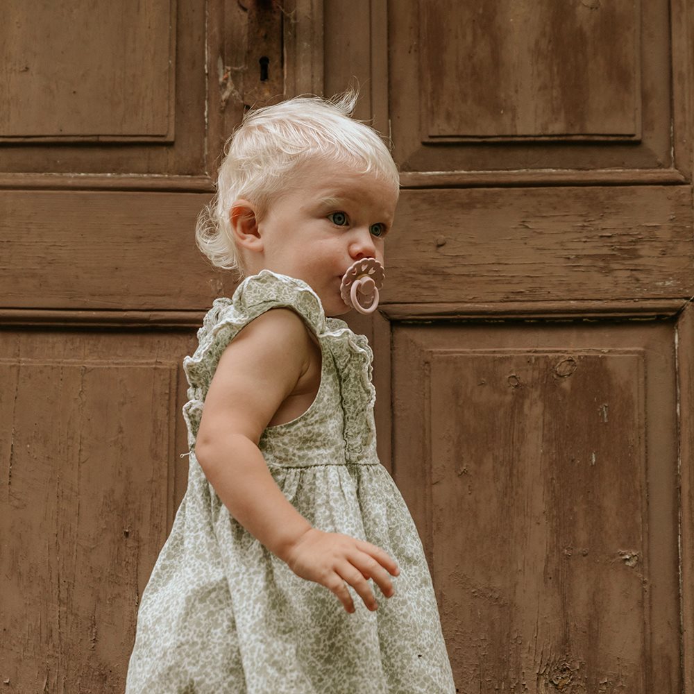 FRIGG Fairytale - Round Latex Pacifier - Little Match Girl (Blush) - Motherhood