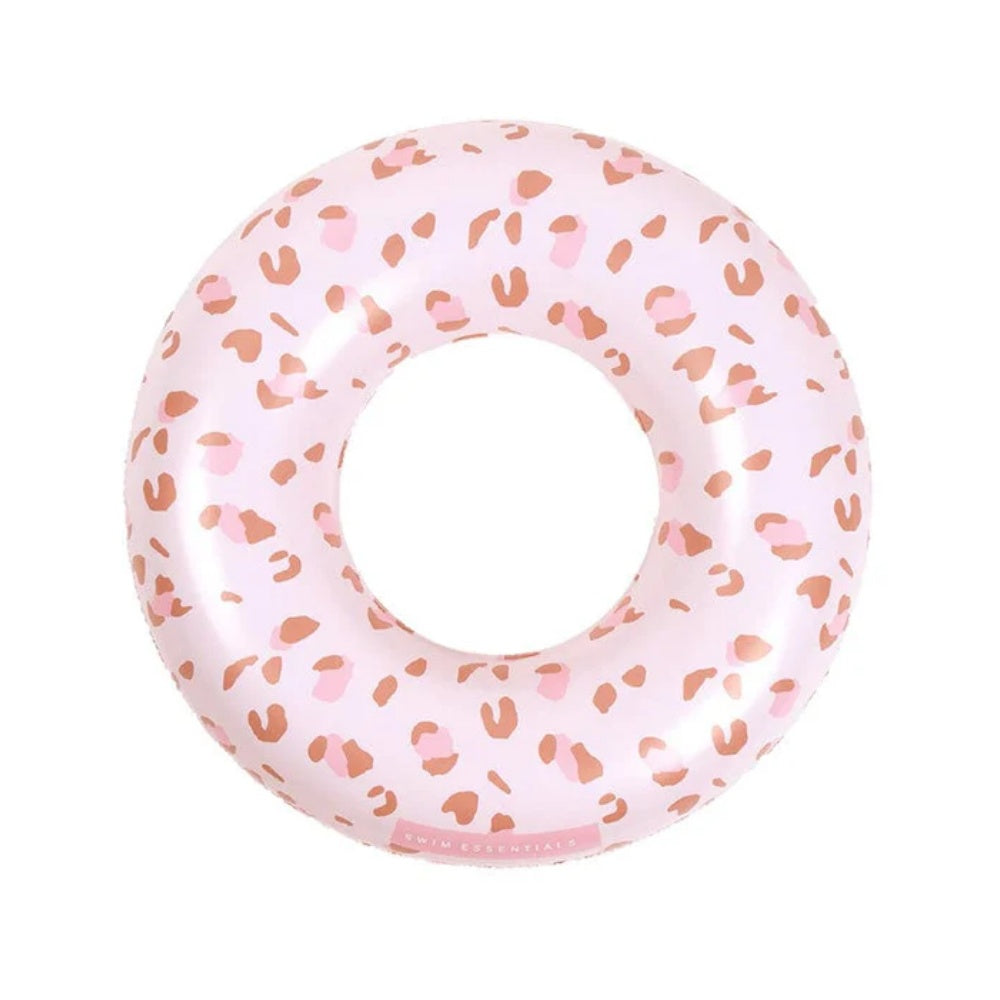 Swim Essentials - Swim Ring - Old Pink Leopard 55cm