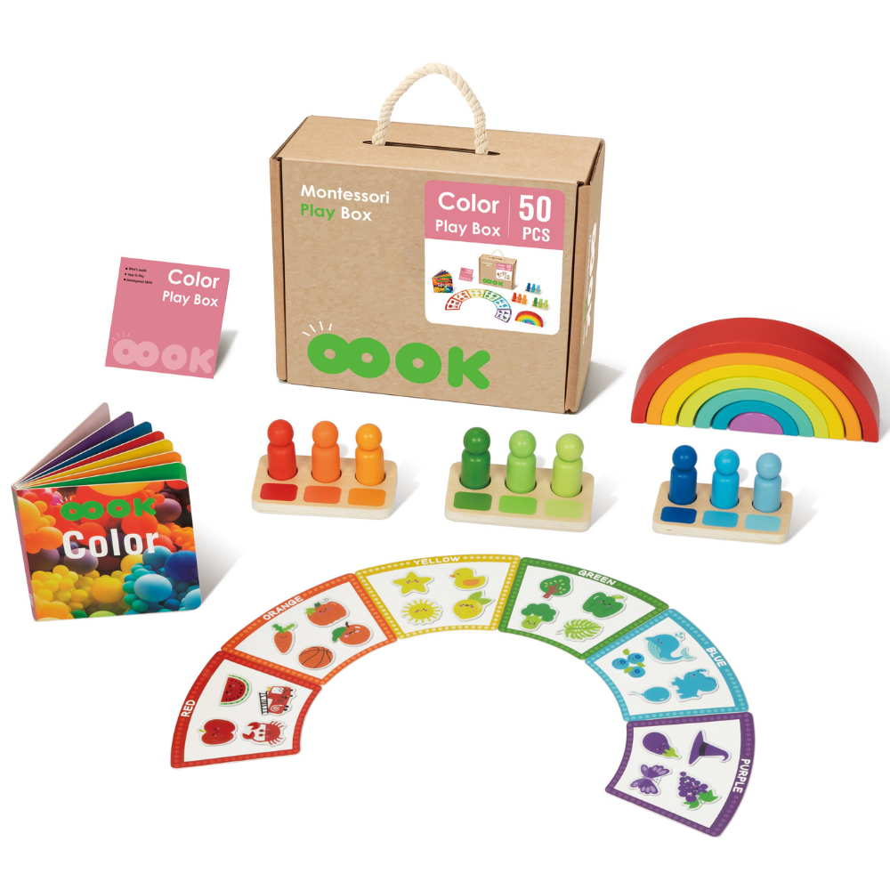 TookyToy - Montessori Activity Box The Colour Playset - 3 Years +