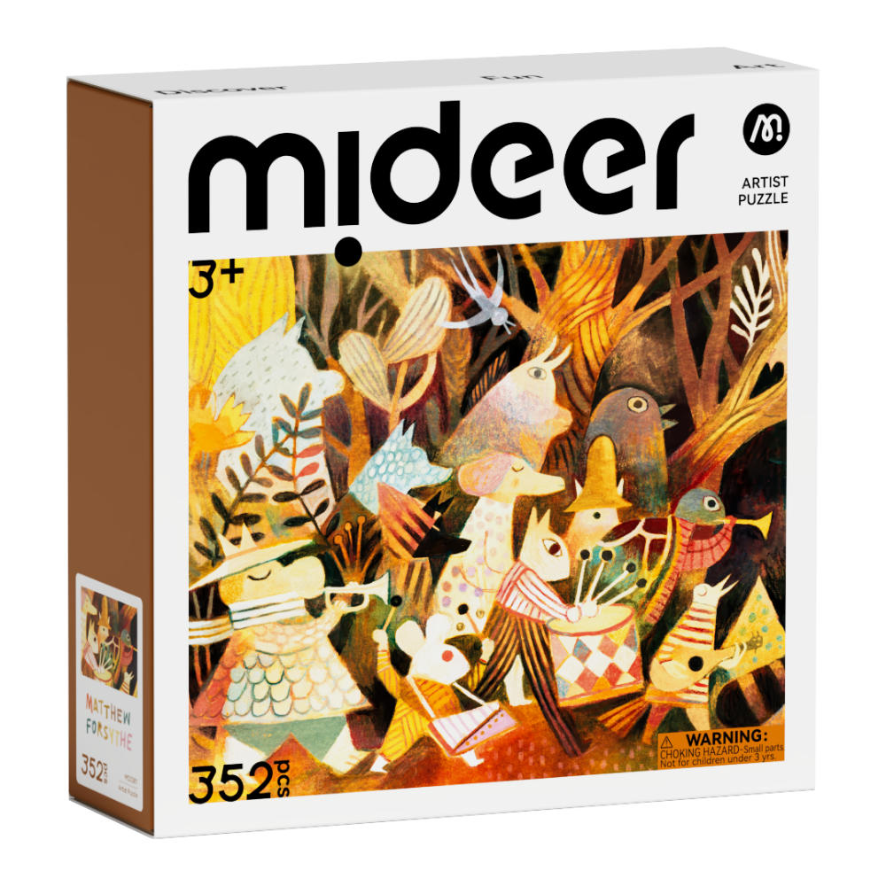 Mideer - Artist Puzzle: The March - 352 Piece Illustrated Jigsaw for Kids