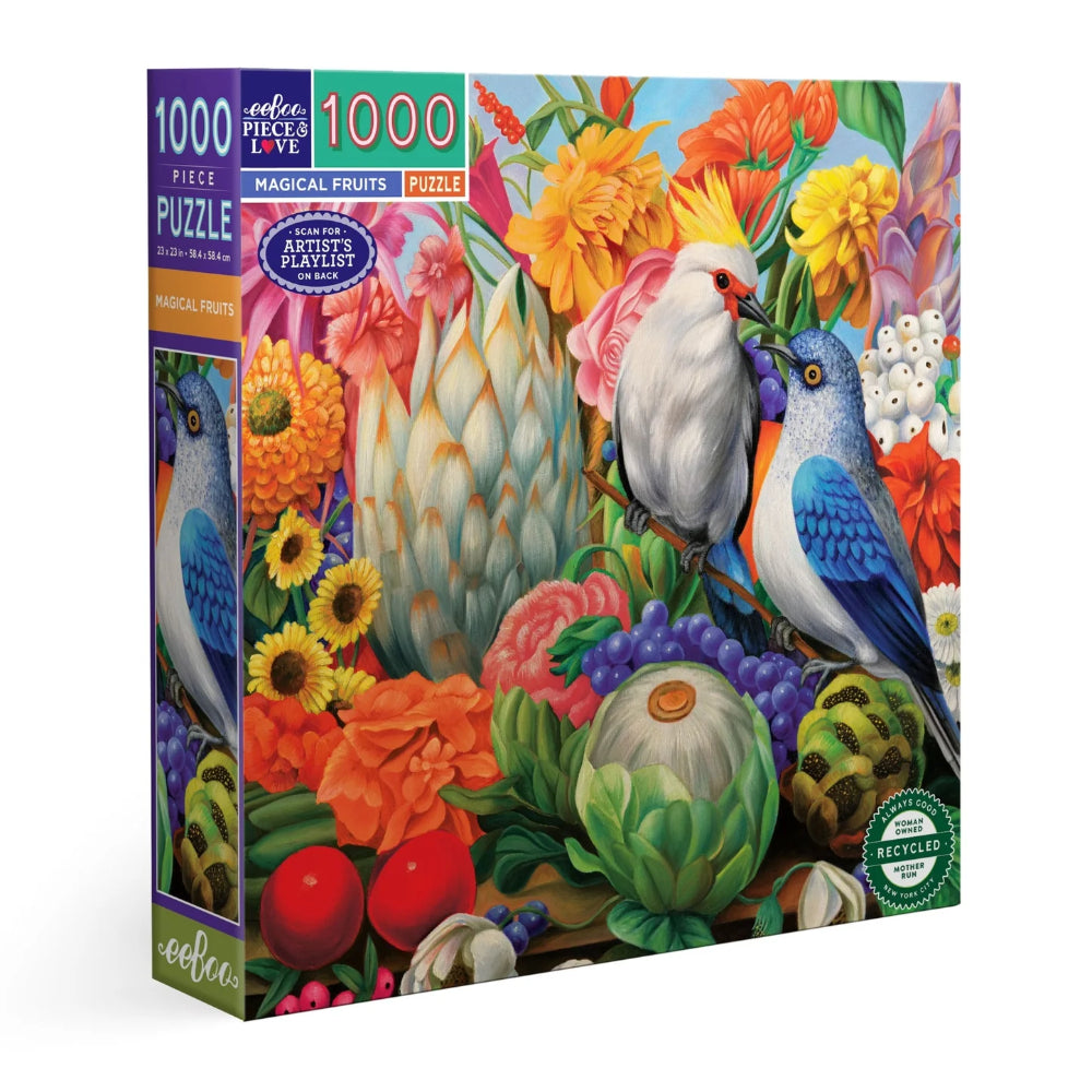 eeBoo - Magical Fruits 1000 Piece Square Puzzle