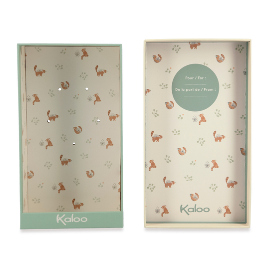 Kaloo - Comforter - Red Panda with Muslin