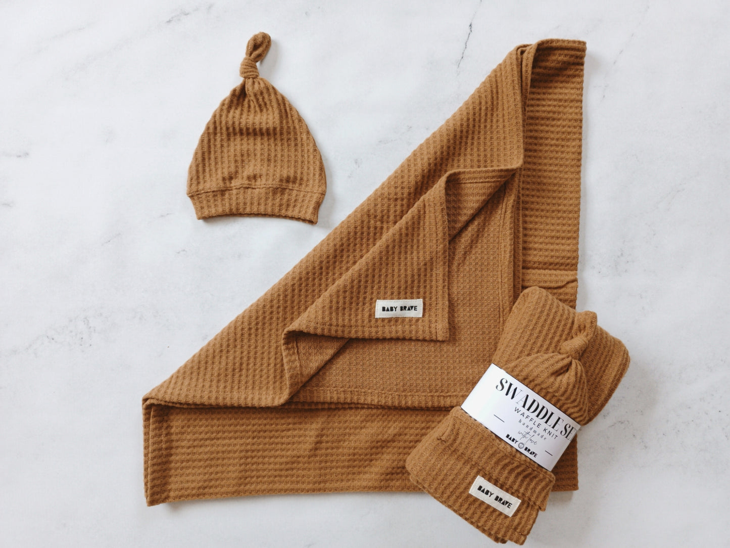 Baby Brave Waffle Knit Swaddle Set - Motherhood