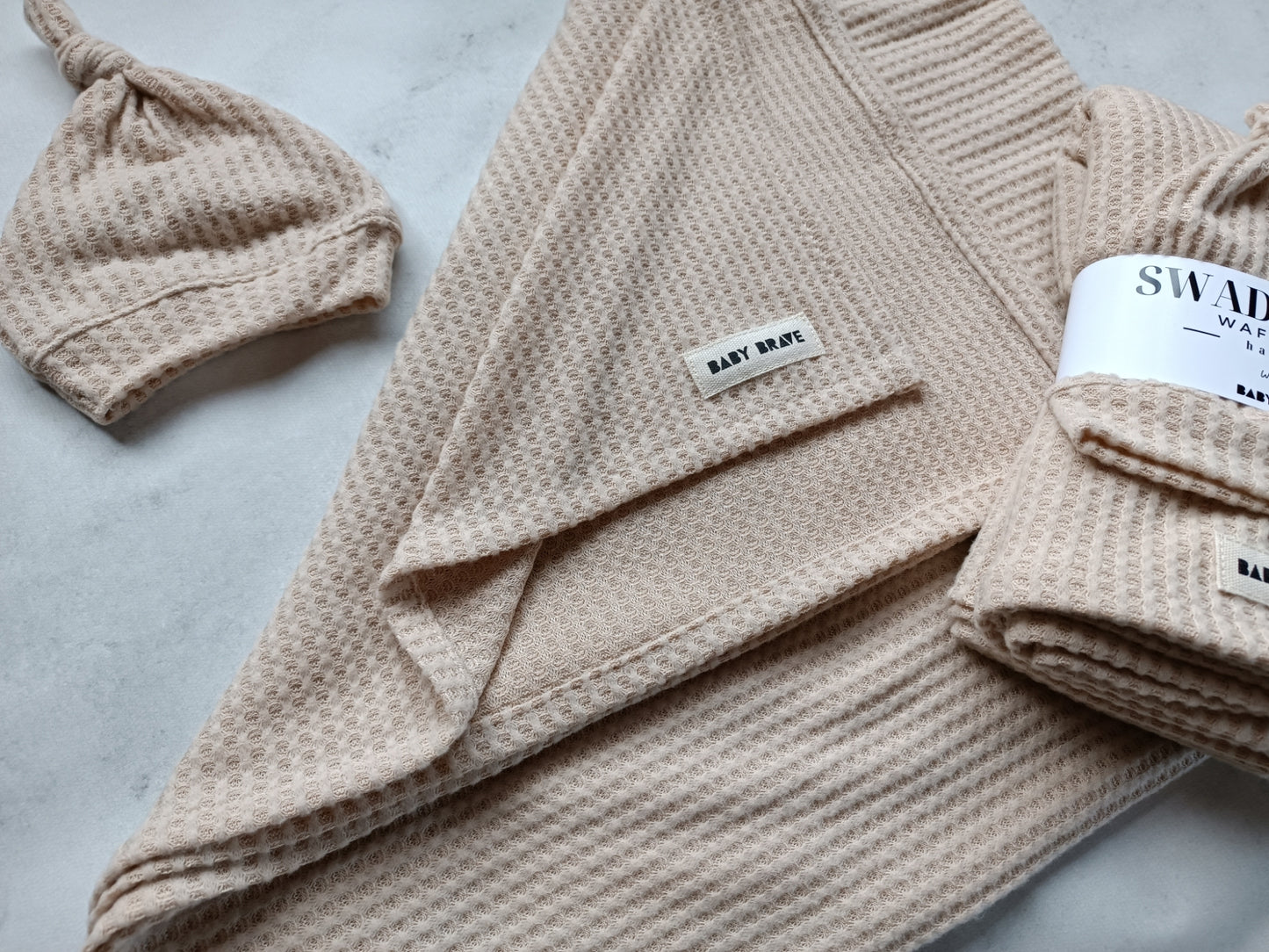 Baby Brave Waffle Knit Swaddle Set - Motherhood