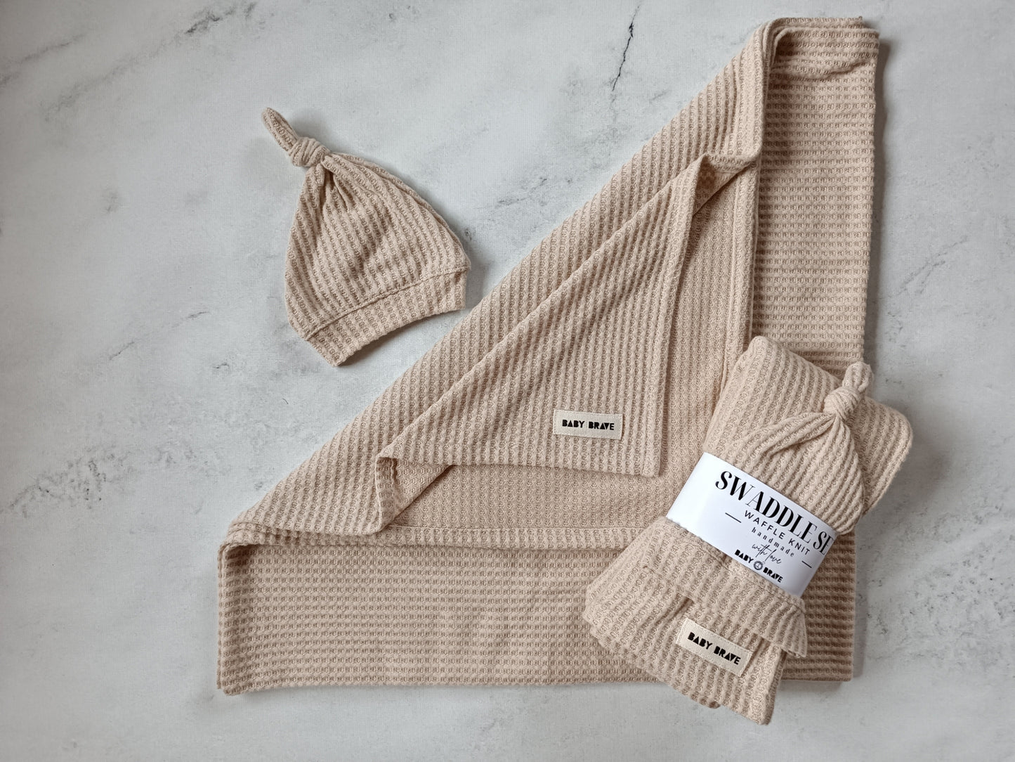 Baby Brave Waffle Knit Swaddle Set - Motherhood
