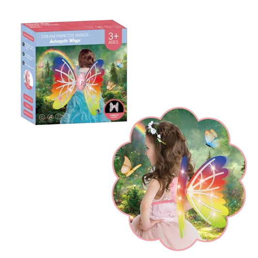 Cogo - Automatic Butterfly Wings with Light & Music - Magical Role-Play