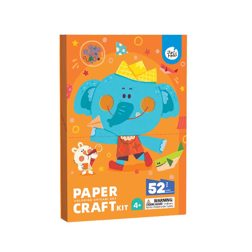Jar Meló - Animal Origami Paper Craft Set - Step-by-Step Folding Activity for Kids