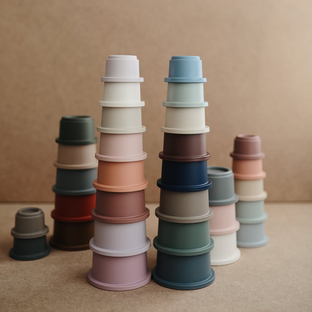 Mushie Stacking Cups - Motherhood