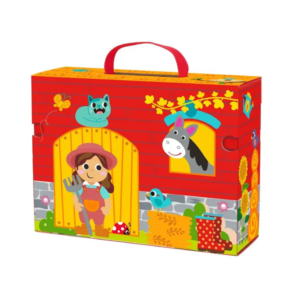 TookyToy - Pretend Play Story Box: Farmyard Friends Toy Set - Motherhood