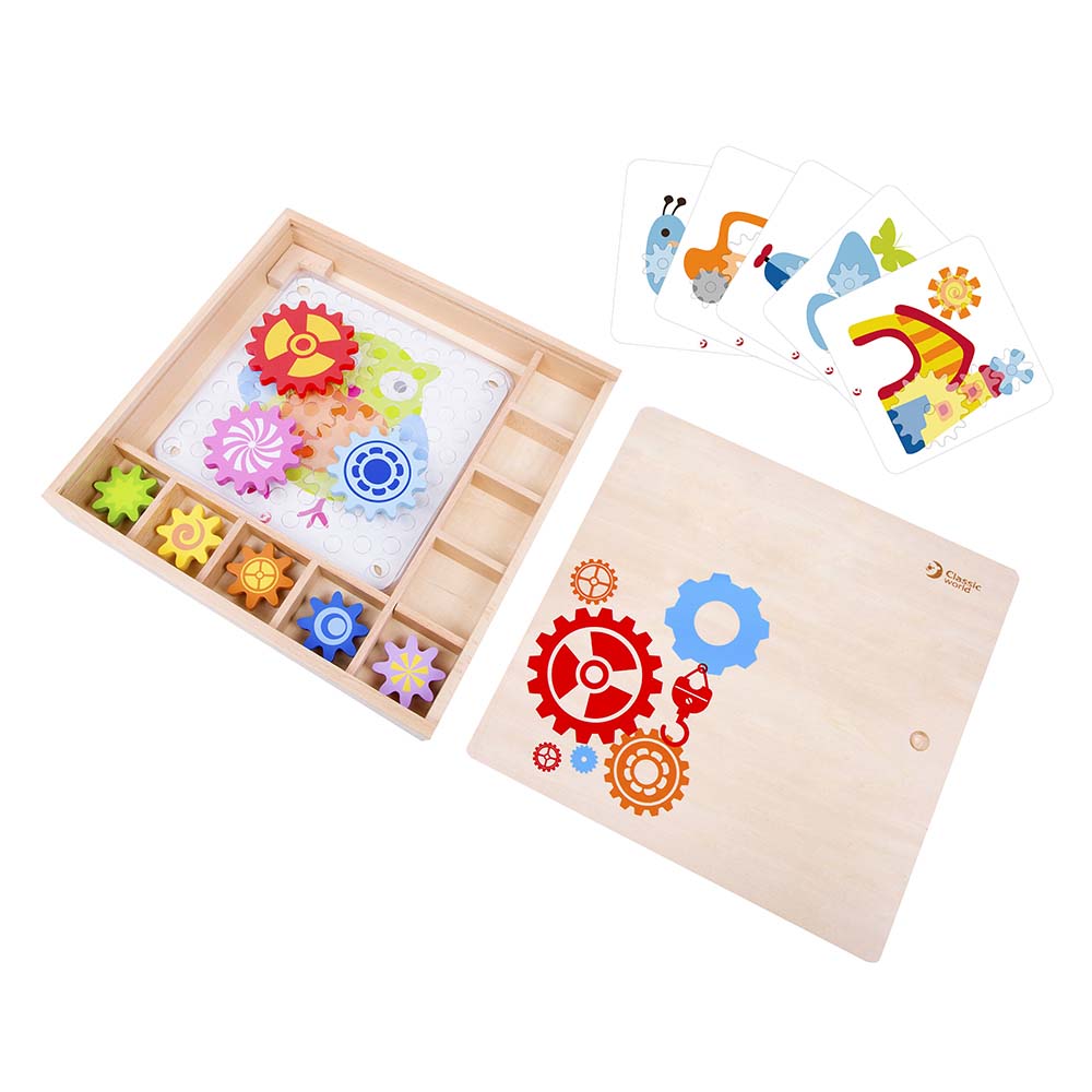 Classic World - Gears Game Box with Activity Cards