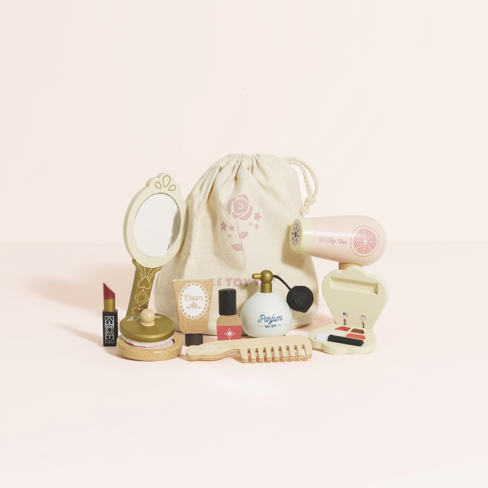 Le Toy Van - Wooden Vanity Star Beauty Kit - 11pcs