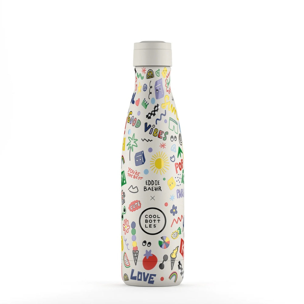 Cool Bottles - Triple-Insulated Water Bottle - Good Vibes 500ml