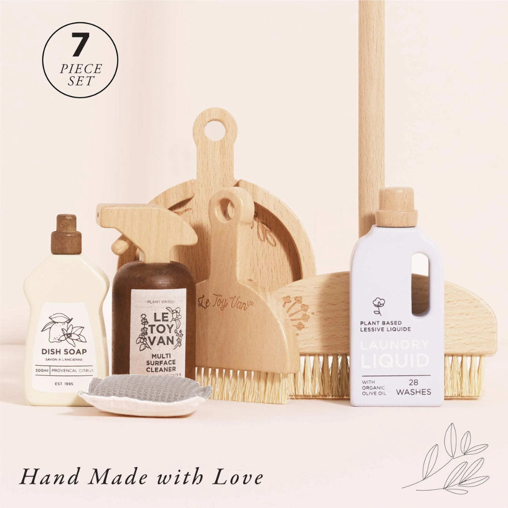 Le Toy Van - Wooden Cleaning Set - 7pcs