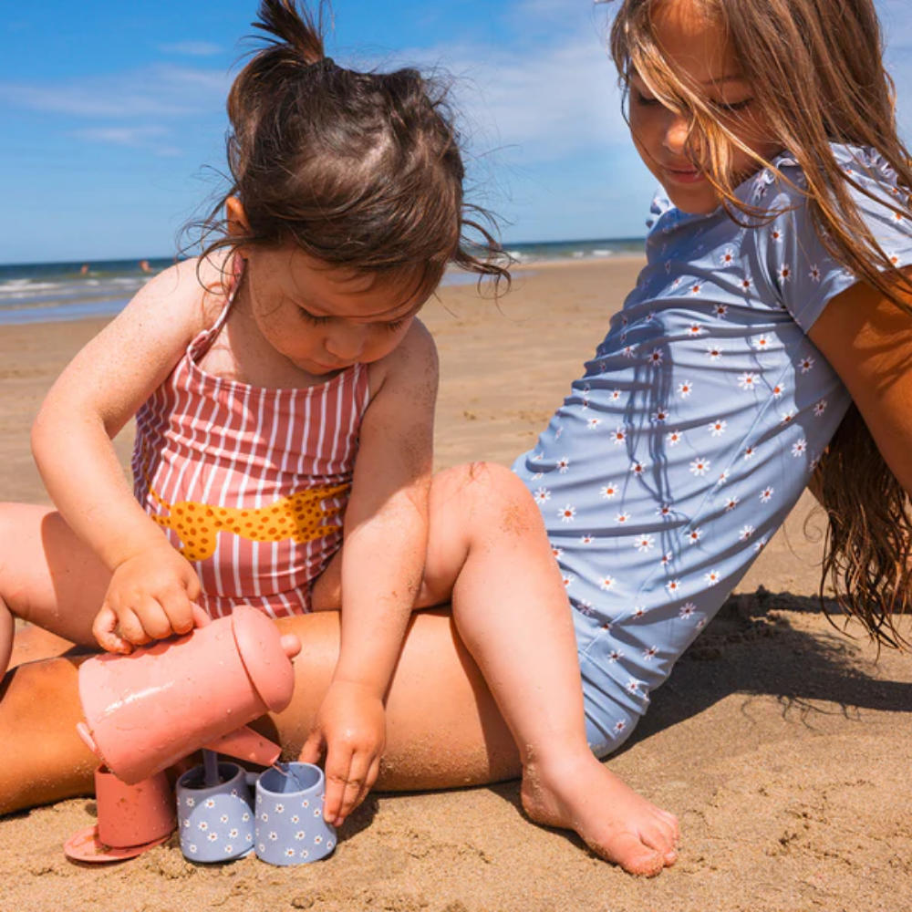 Swim Essentials - Silicone Beach Tea Playset - Daisy Flowers