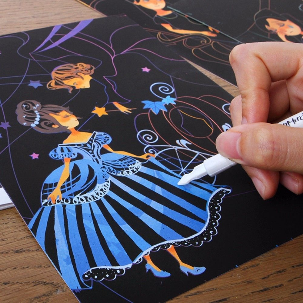 Jar Meló - Scratch Cards Art Set - Cinderella