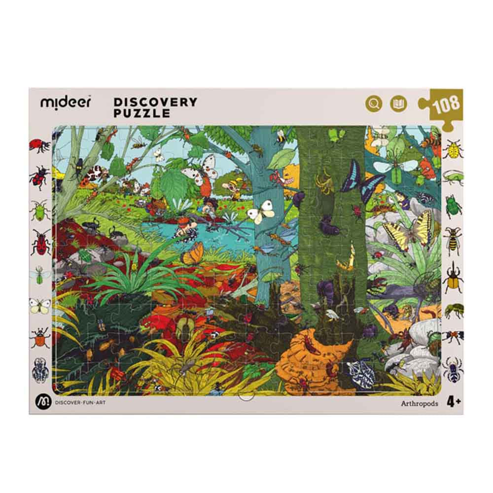 Mideer - Big Insects Small Insects Discovery Puzzle: 108 Pieces