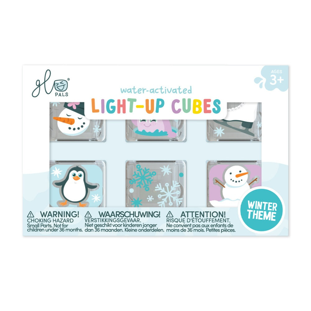 Glo Pals - Water Activated Light-Up Sensory Toys - Winter (6 Pack)