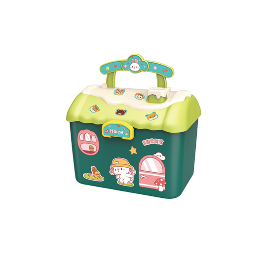 Cogo - Pretend Play Pet Set - 2-in-1 Pet Care Kit with 10 Accessories