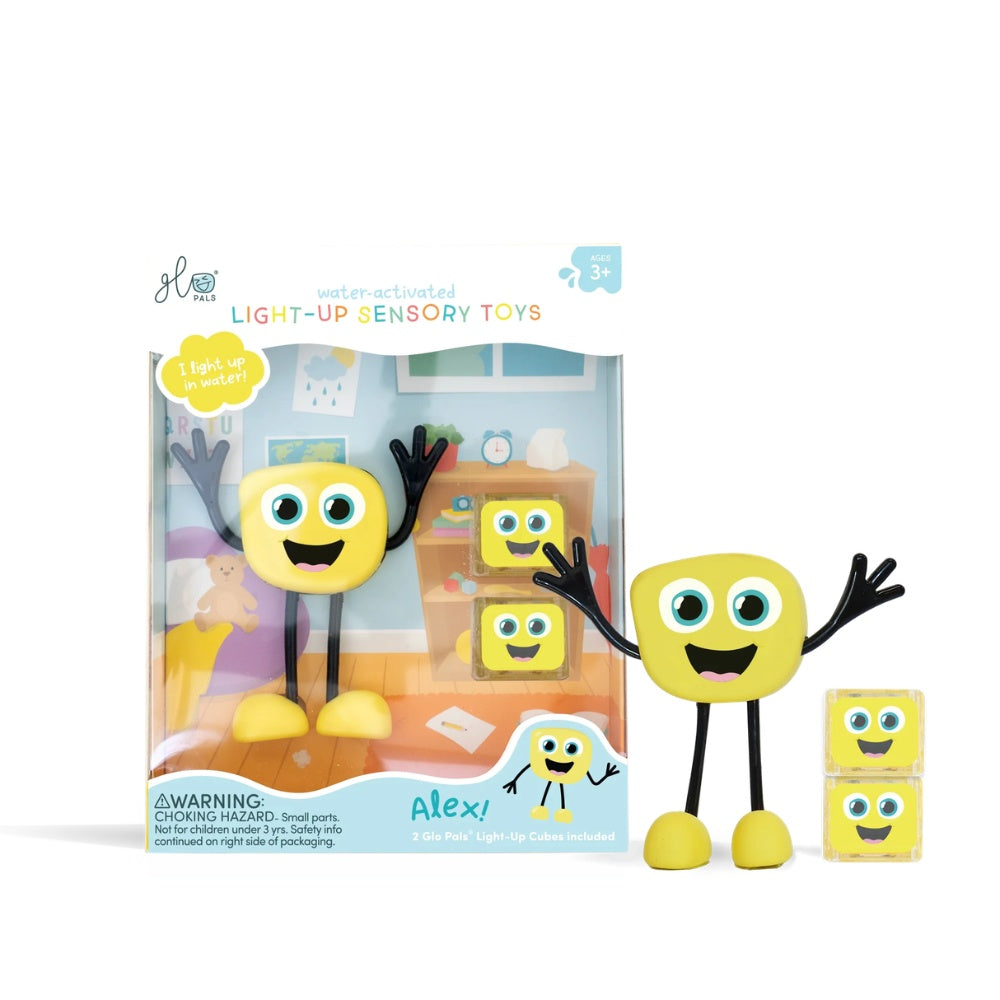 Glo Pals - Water Activated Light-Up Sensory Toys - Alex