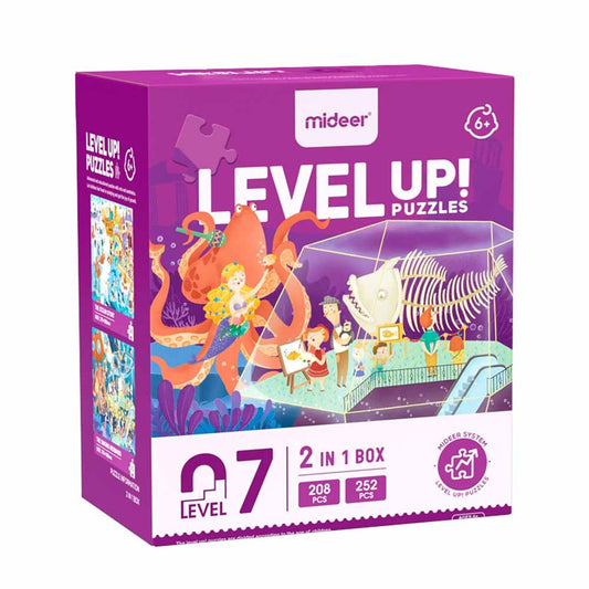 Mideer - Level Up Jigsaw Puzzle for Kids - 2-in-1 - Level 7 Song Of The Sea