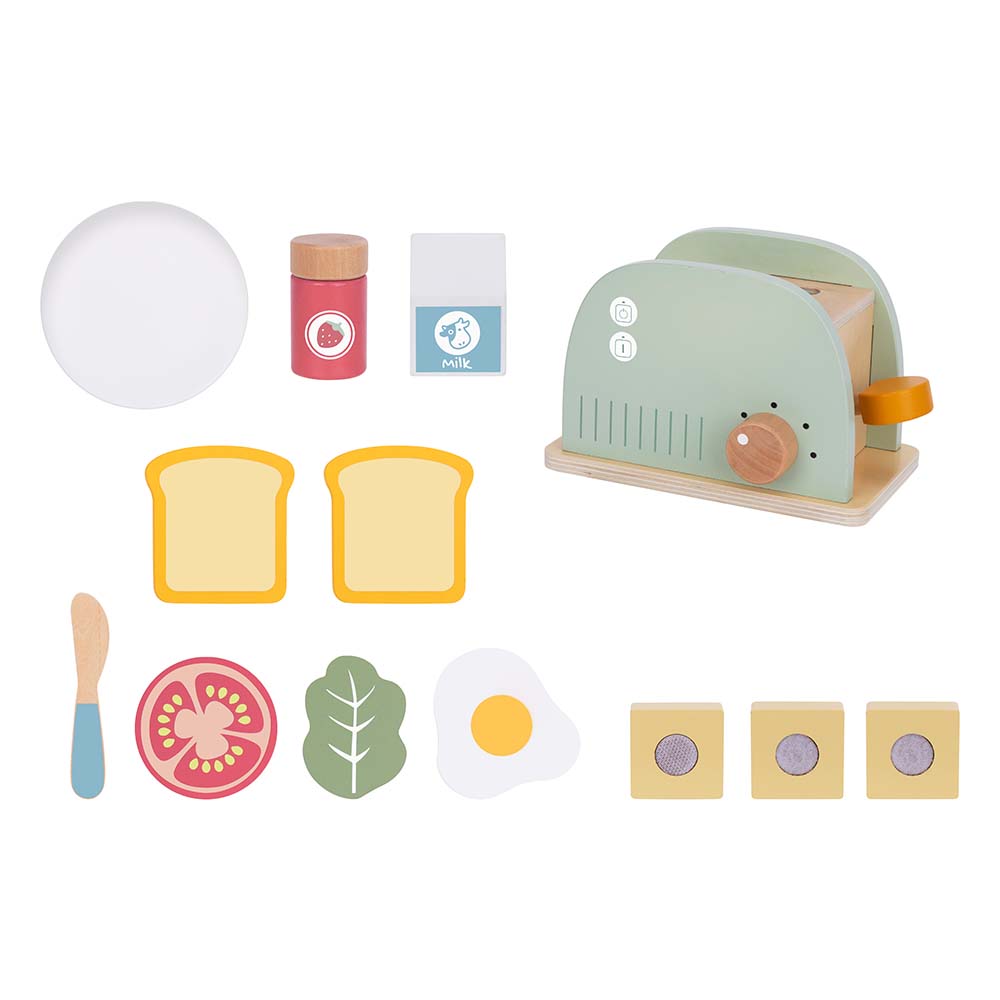 TookyToy - Pretend Play Toaster Toy Set - Motherhood