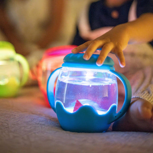 Glo Pals - Water Activated Sensory Mini Play Jar - Blue
