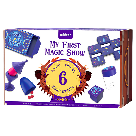 Mideer - My First Magic Show Kit - 6-in-1 Magic Trick Set for Kids