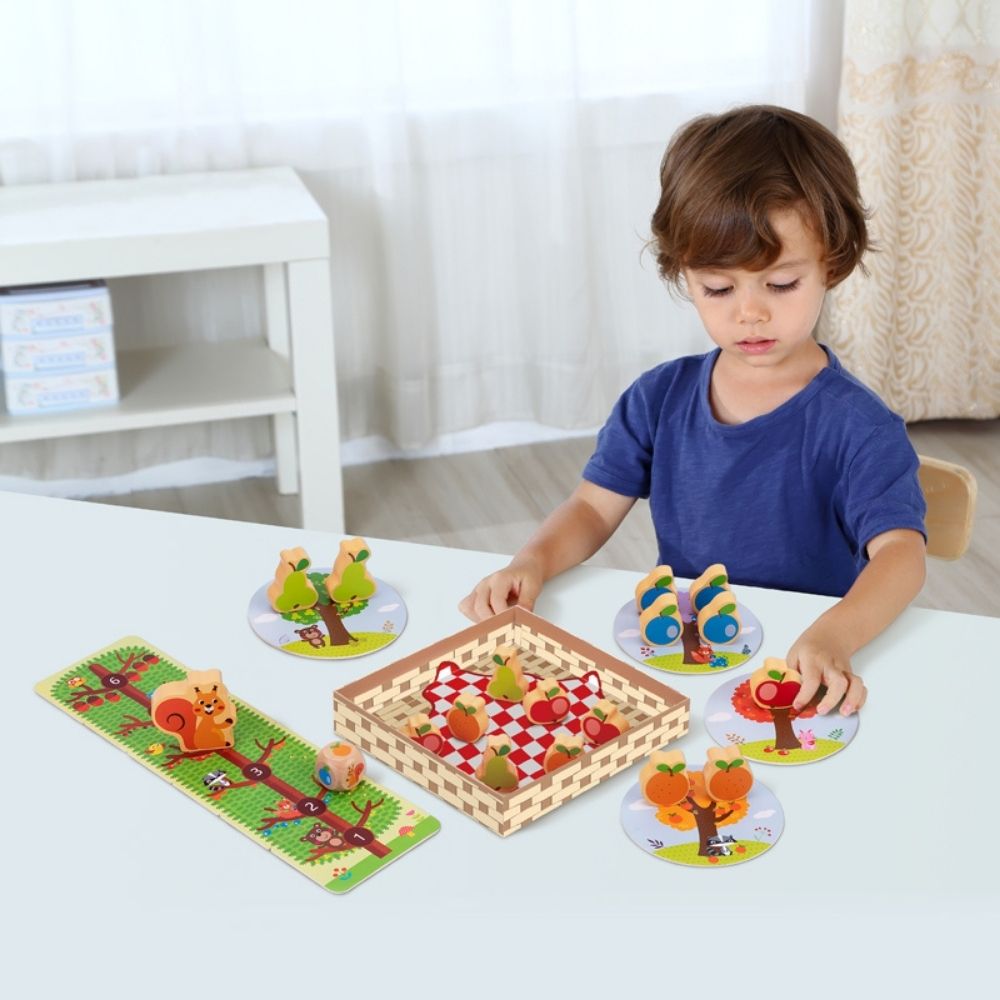 TookyToy - Squirrel Orchard Colour Matching Activity Game - Motherhood