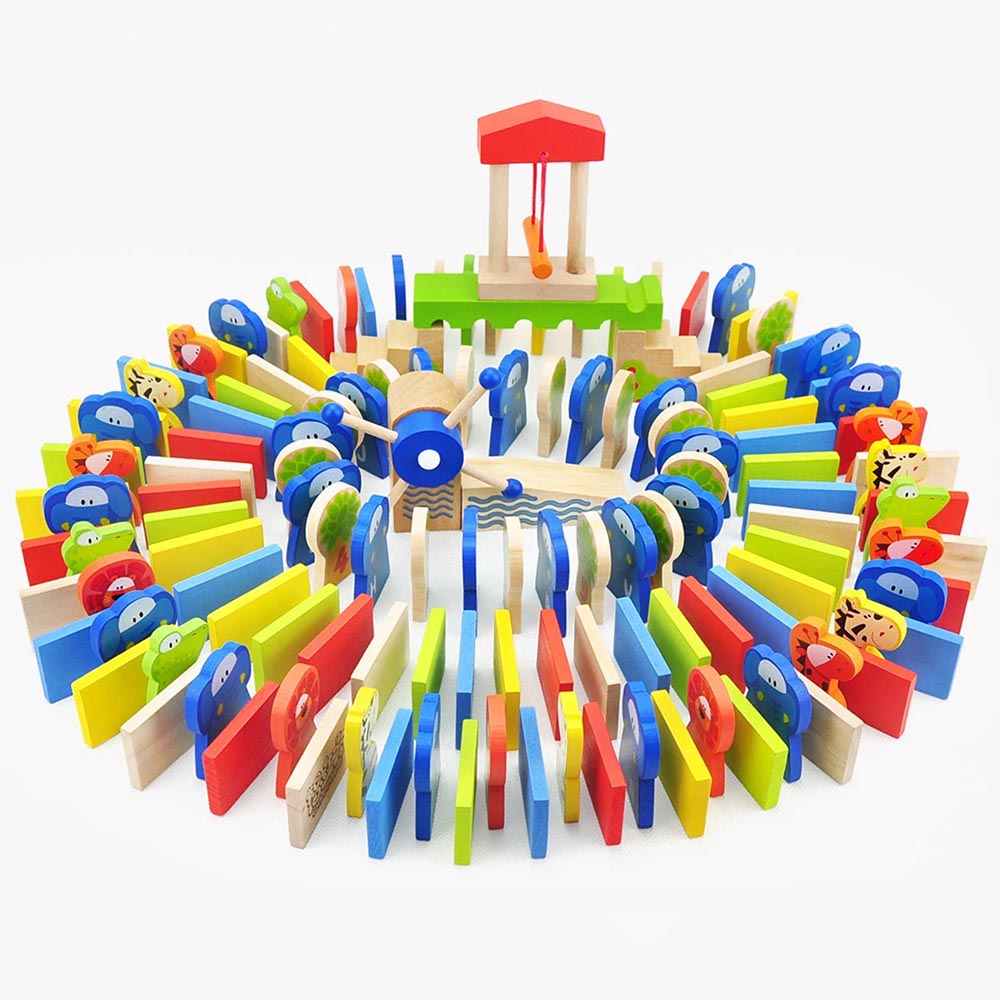 TopBright - Wooden Dominoes - 150pcs