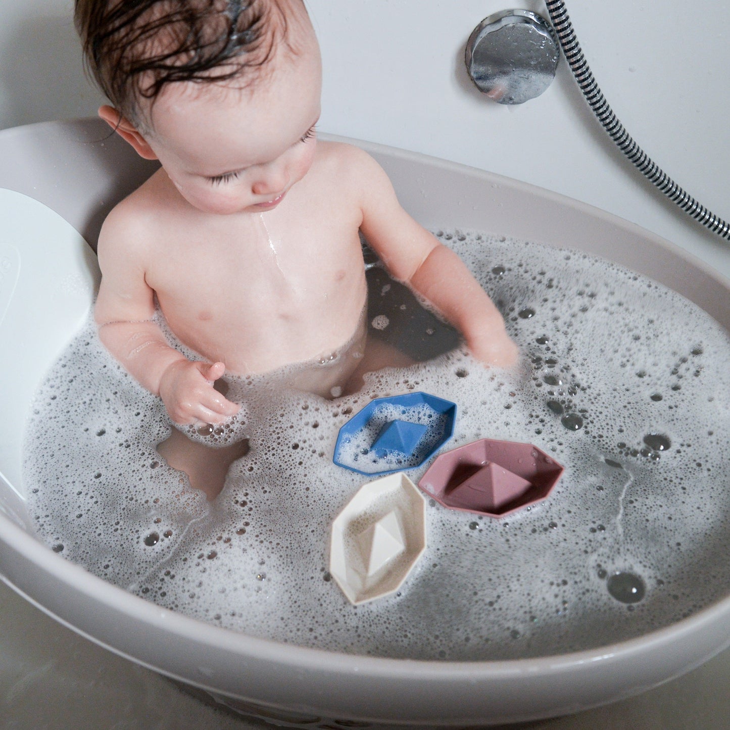 Shnuggle Stack 'n' Sail Silicone Boats - Motherhood