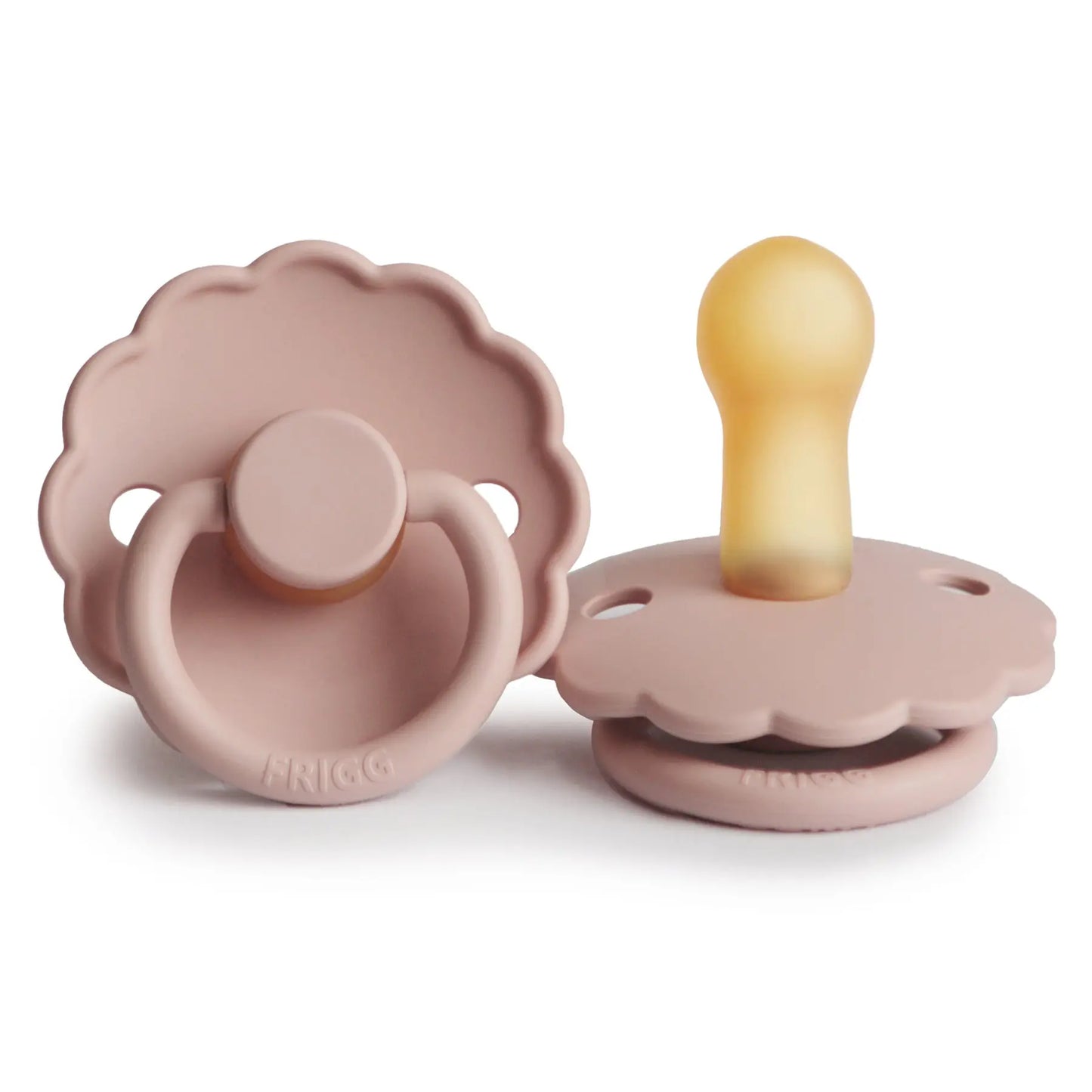 FRIGG Daisy - Round Latex Pacifier - Blush Frigg