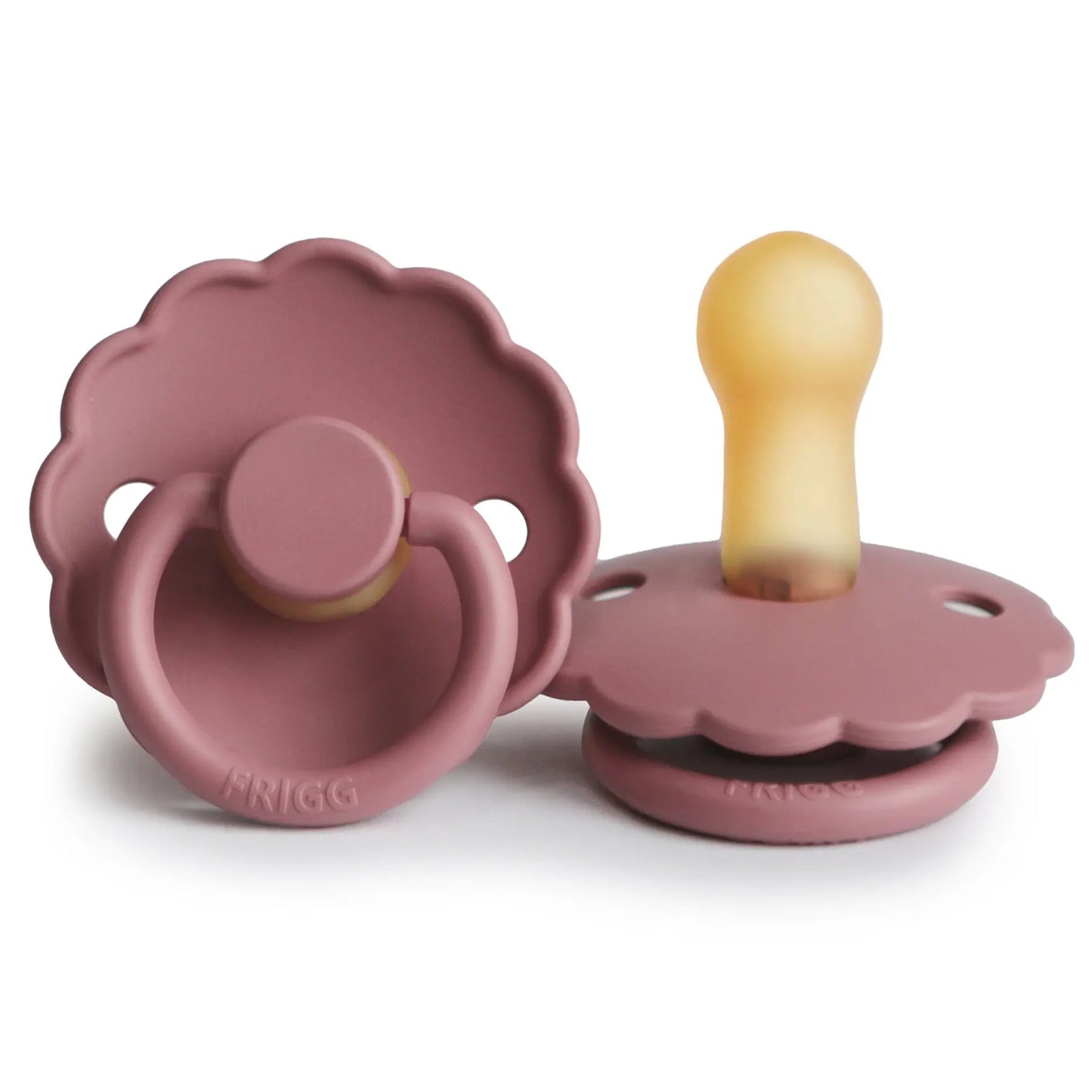 FRIGG Daisy - Round Latex Pacifier - Cedar Frigg