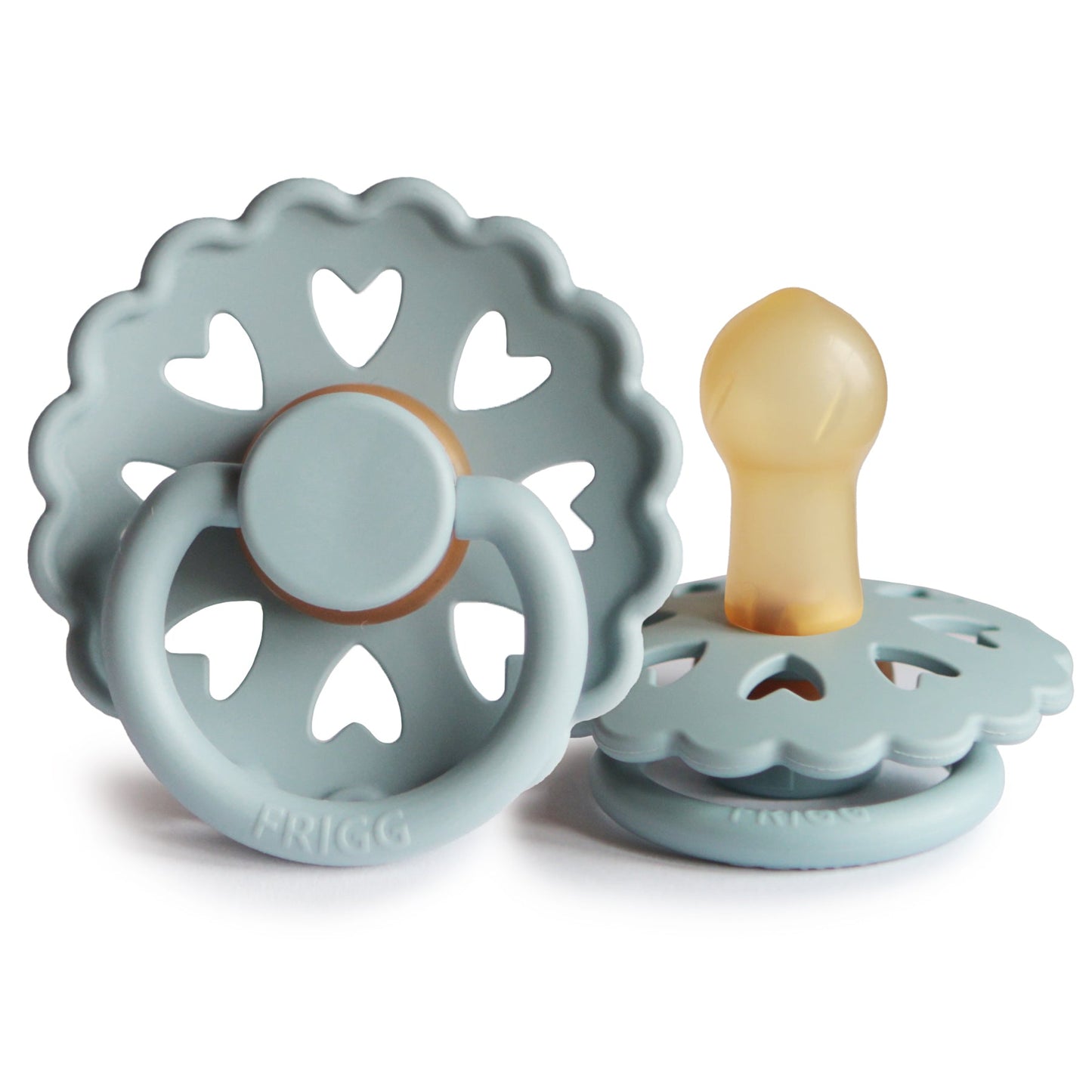 FRIGG Fairytale - Round Latex Pacifier - Ole Lukoie (Stone Blue) - Motherhood