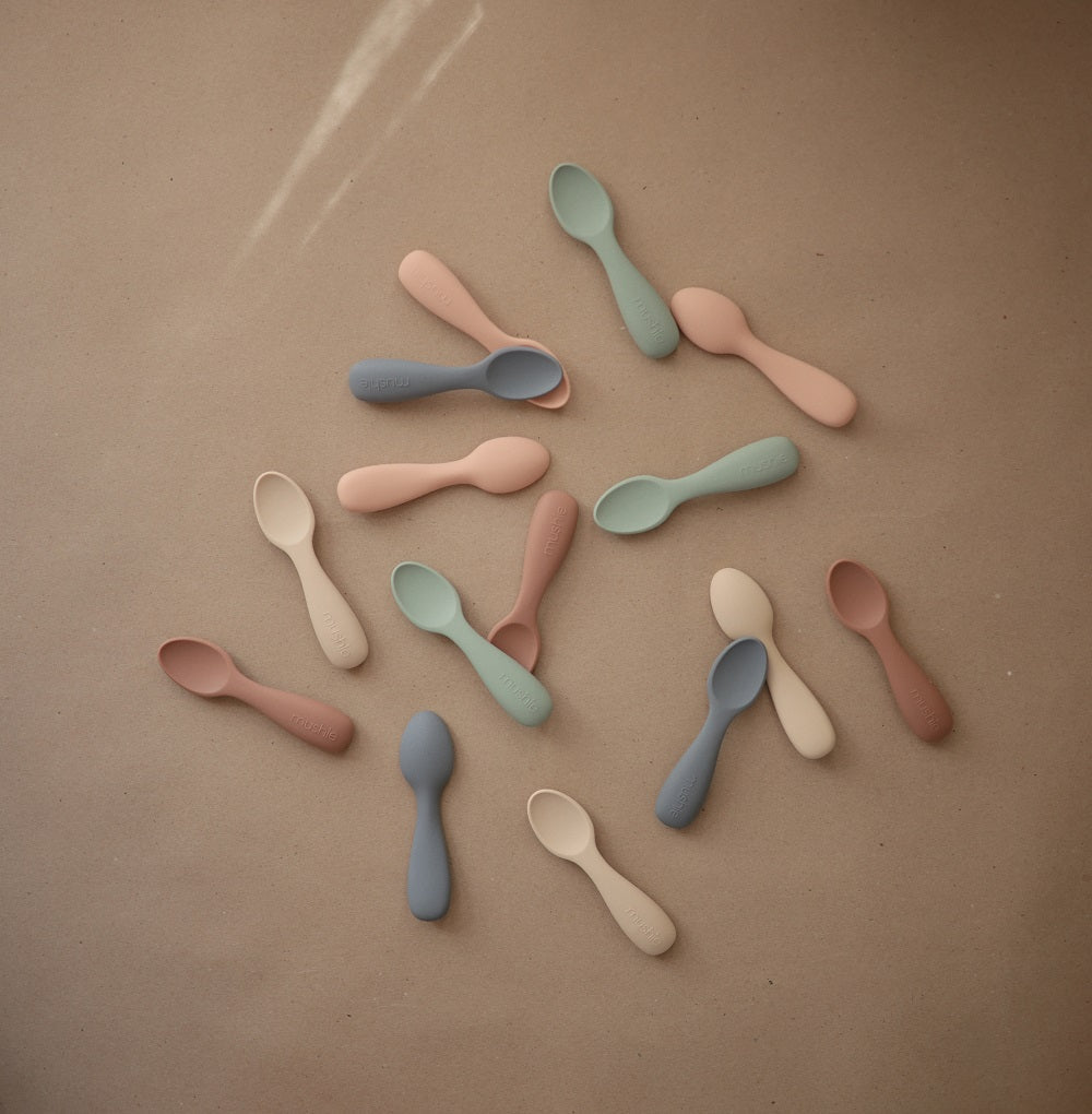 Mushie Silicone - Starter Spoon (2 Pack) - Motherhood
