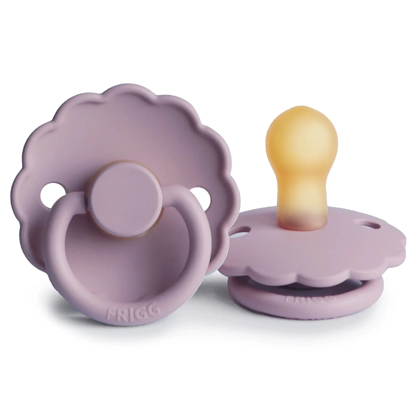 FRIGG Daisy - Round Latex Pacifier - Heather Frigg