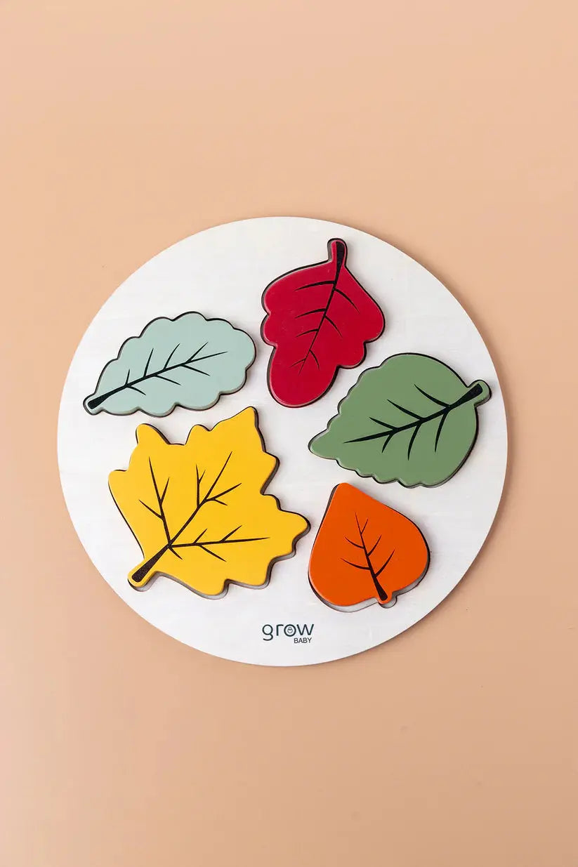 Grow Baby Chunky Puzzle ~ Leaf - Motherhood