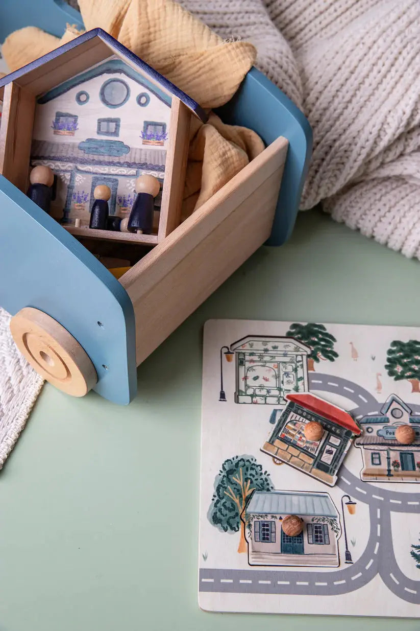 Grow Baby Peg Puzzle ~ Little Greyton - Motherhood