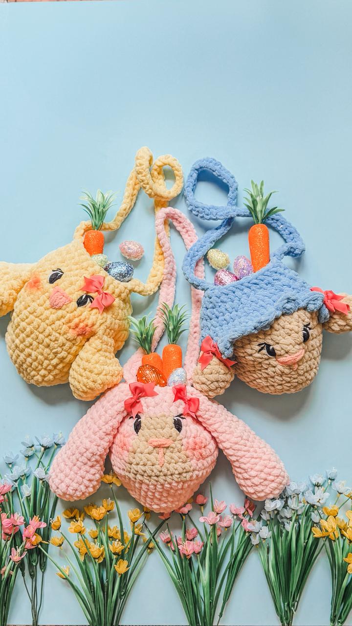 Crochet Bunny Basket