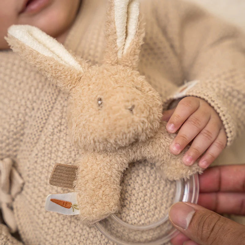 Little Dutch Ring Rattle Bunny - Motherhood