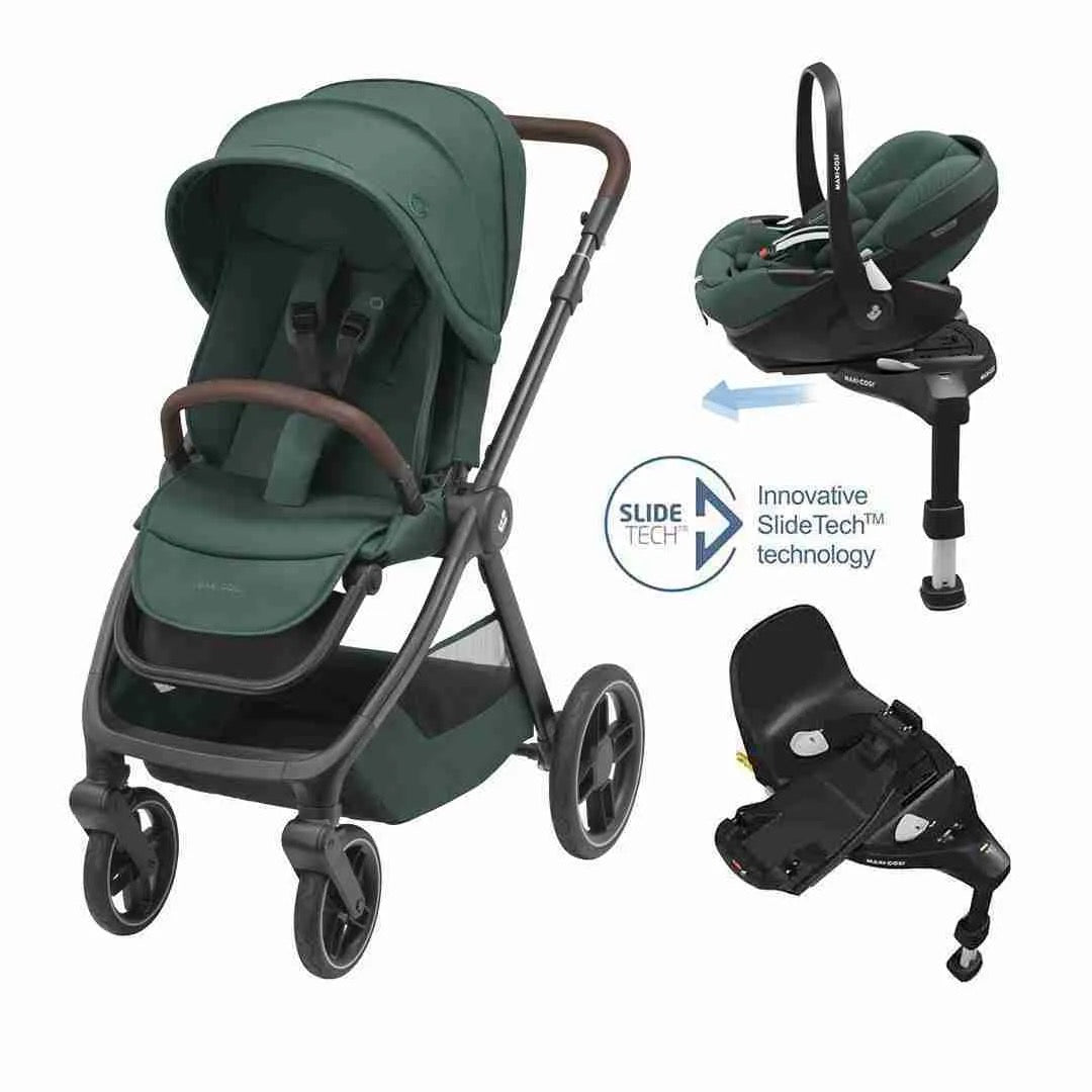 Maxi-Cosi Oxford Travel System – Stroller, Pebble 360 Pro & Slide Base