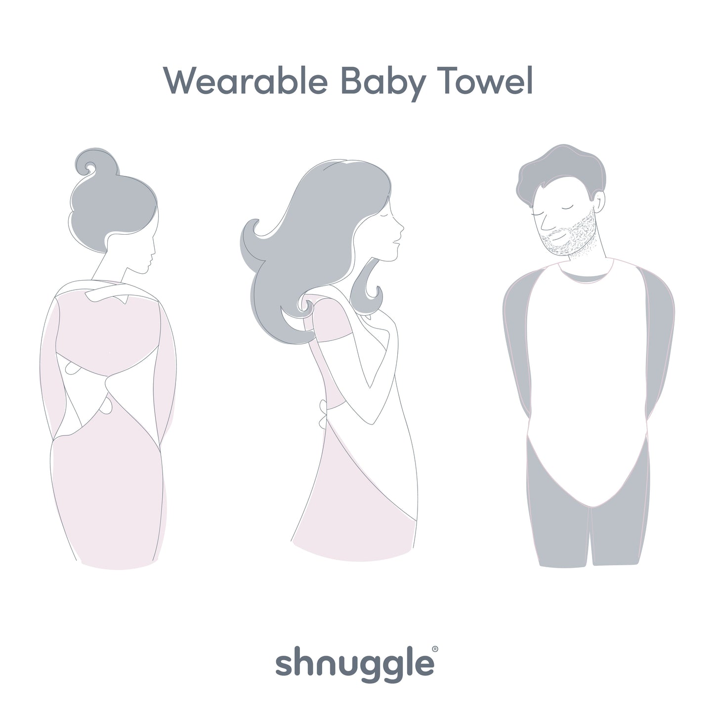 Shnuggle Bamboo Wearable Baby Towels - Motherhood
