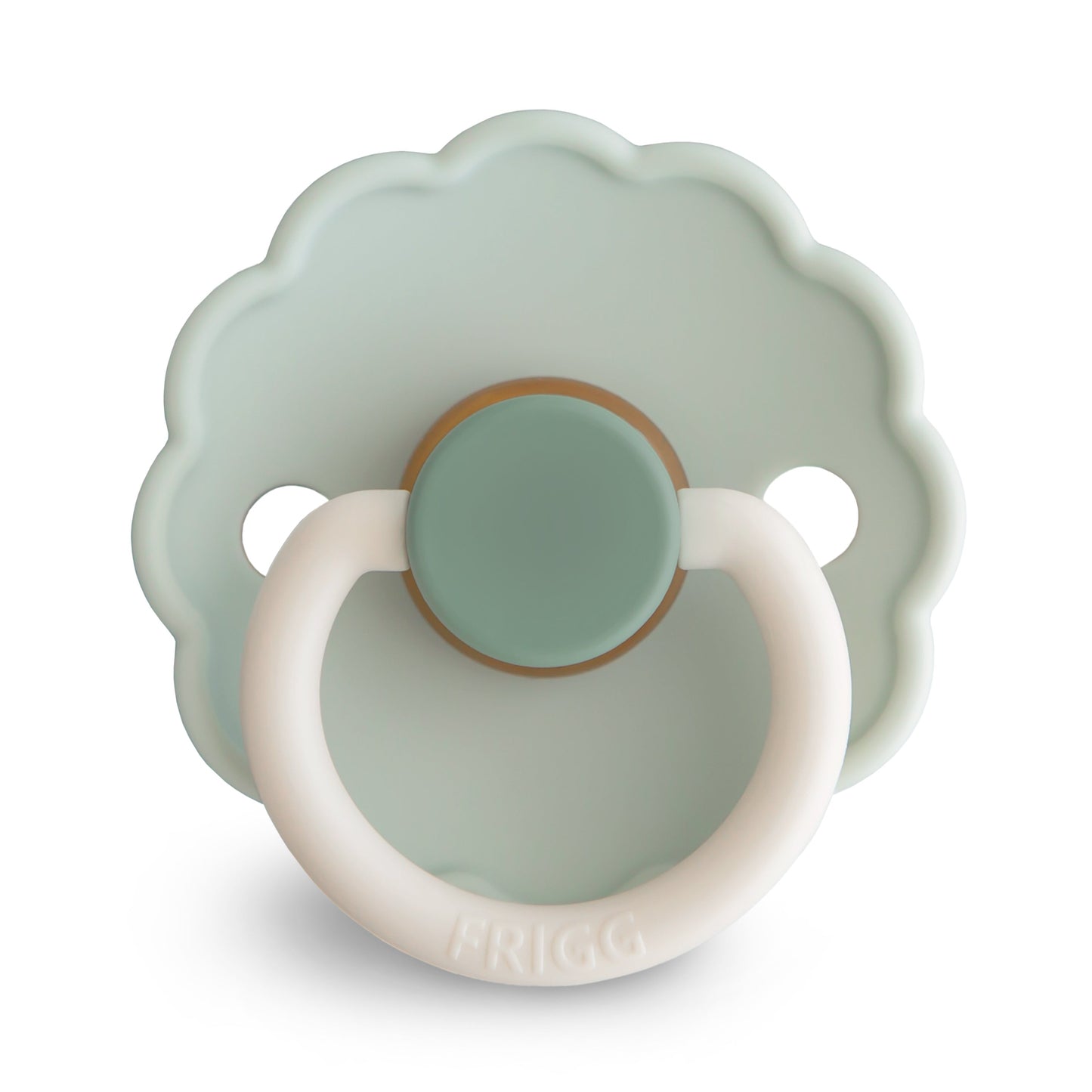 Frigg Daisy Colourblock - Round Latex Pacifier - Little Darling