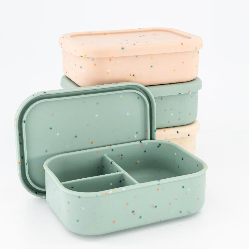 Maccie MunchMate Silicone Bento Lunch Box (3 compartments) - Motherhood
