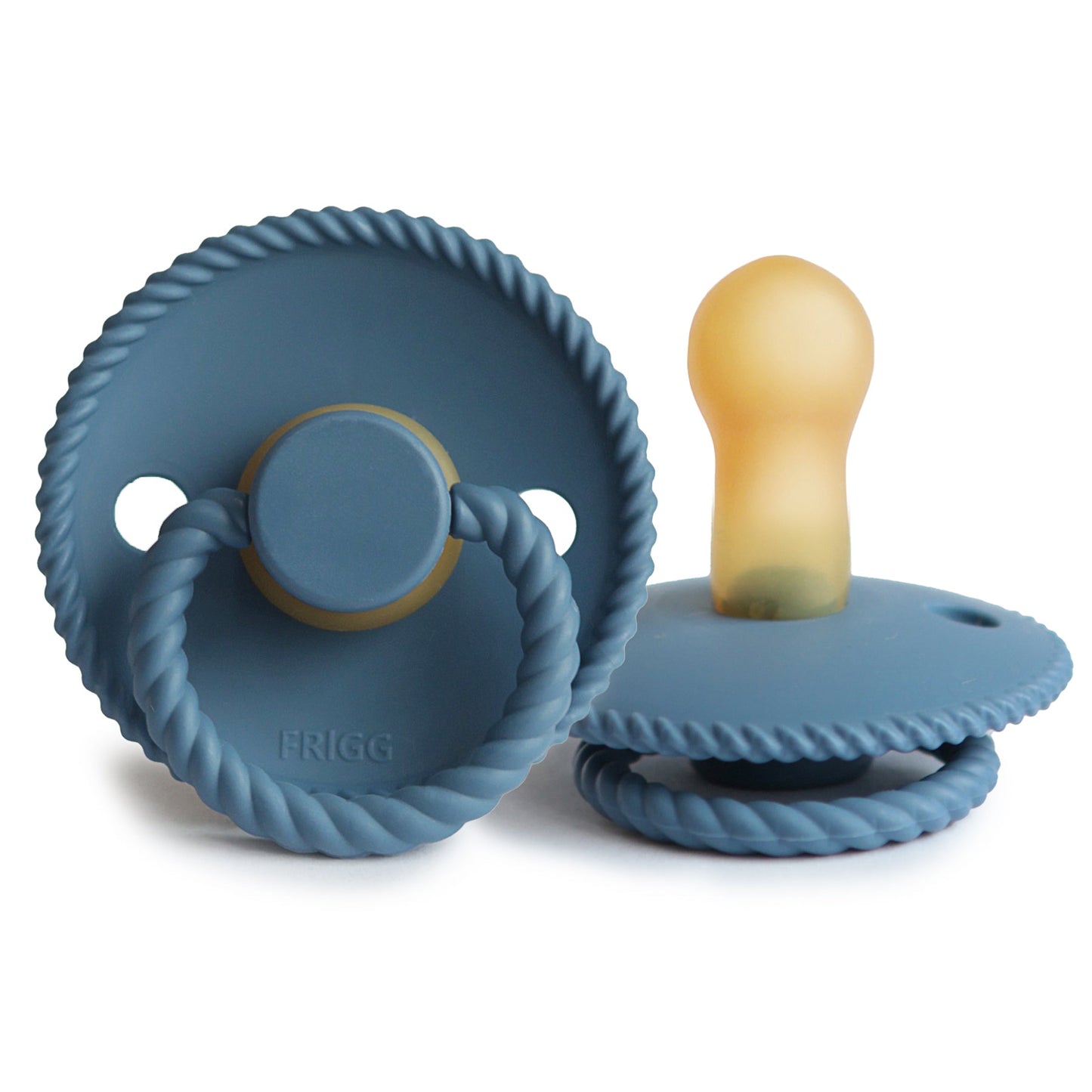 Frigg Rope - Round Latex Pacifier - Ocean View - Motherhood